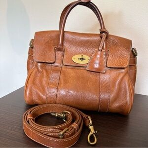 Mulberry small Bayswater satchel natural veg tan